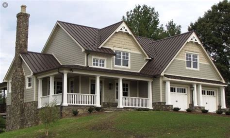 brown sheet metal roofing|homes with brown metal roofs.